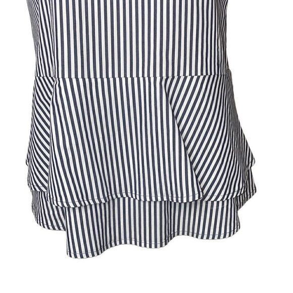 Michael Michael Kors Striped Peplum blouse, Size Small - Picture 6 of 8
